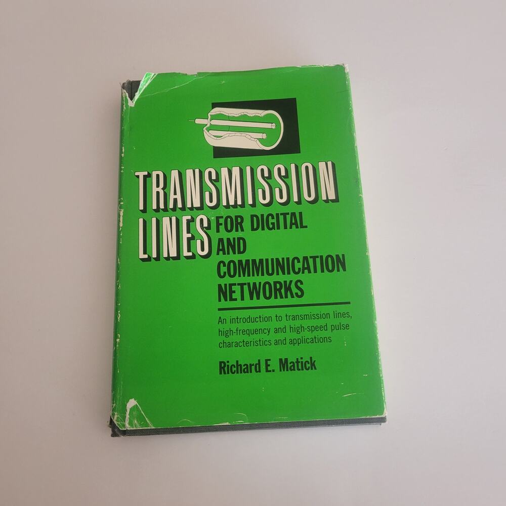 Transmission lines for digital and communications networks Richard E. Matick